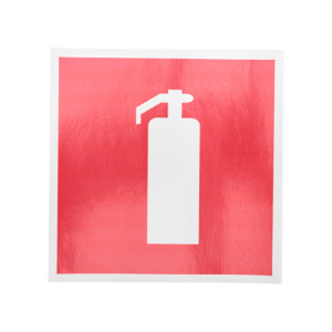 56-0051-1 Наклейка знак пожарной безопасности «Огнетушитель» 150х150 мм REXANT(кр.5шт)