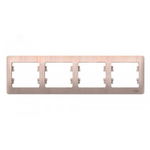 Рамка 4-пост. Glossa горизонт. сосна SE GSL001504