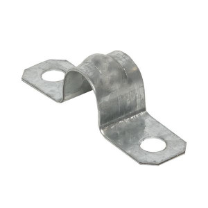 Скоба металлическая двухлапковая d14-15 мм (10 шт) PROxima sm-2-14-15-r