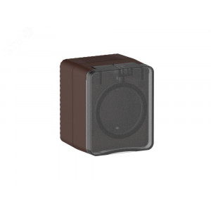 AtlasDesign PROFI IP54 О/У РОЗЕТКА с заземлением со шторками 16А 250В, КОРИЧНЕВЫЙ ATN546045