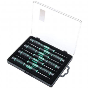 SD-081A, Набор прецизионных отверток, 7 прецизионных крестообразных и плоских отверток