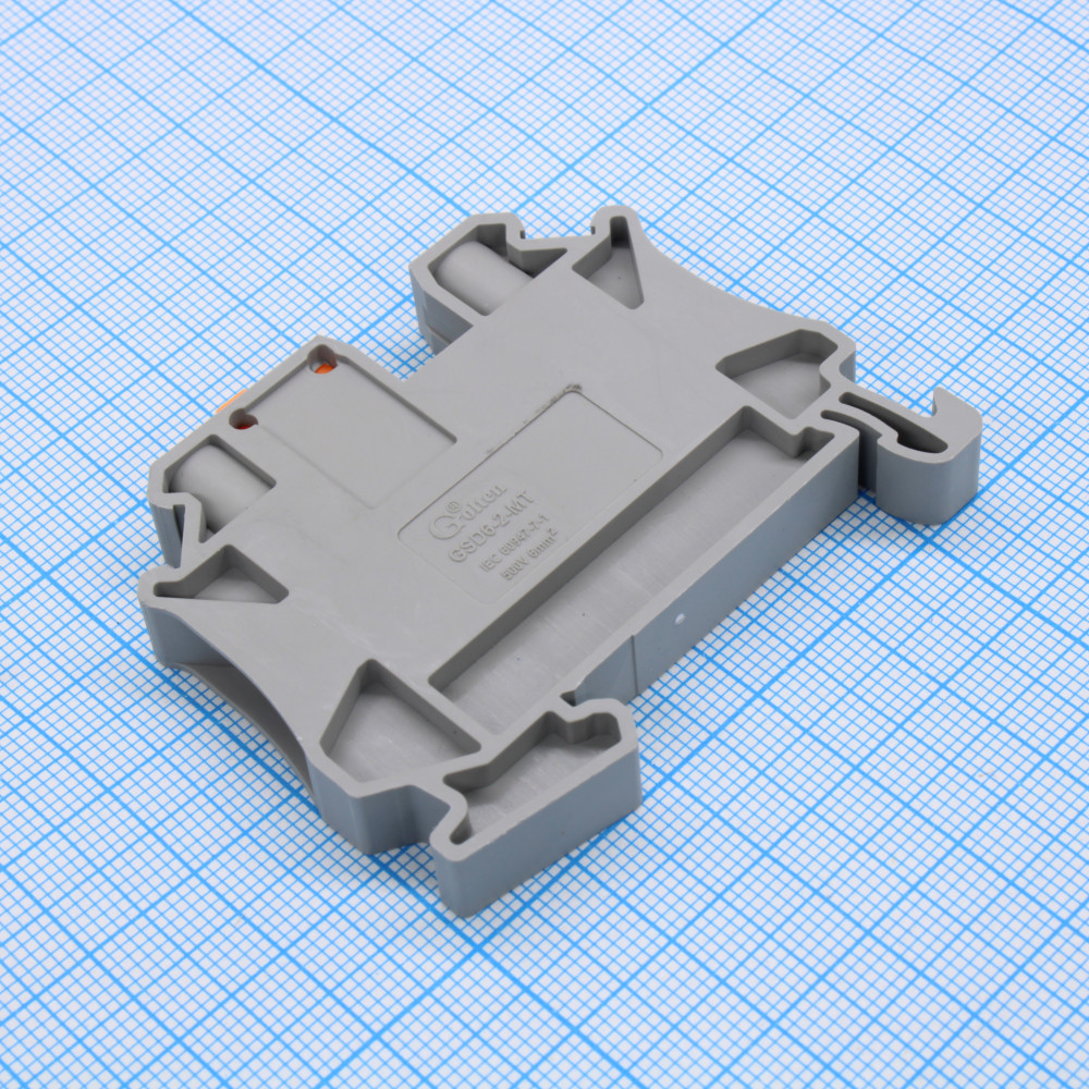 Изображение товара Клемма с размыкателем GSD6-2MT-GY винтовой DIN35 4 мм2 20A 500V серый