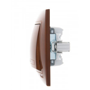 MIRA Выключатель с подсветкой сосна 701-0801-111