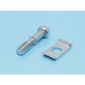 SCR-20/CA-0220, Винт L=12мм для корпуса разъема D-Sub, с прямоугольной шайбой