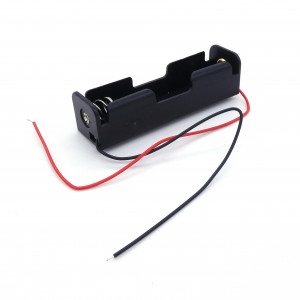 Держ.батарей 1*18650 с проводом, держатель батарей