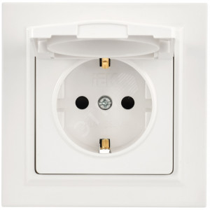 BRITE Роз. с кр. 16А IP44 РСбш10-3-44-БрБ бел. в сб. BR-R16-16-44-K01-F-PRO