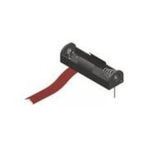 2460RB, Контакты, защелки, держатели и пружины для цилиндрических батарей AA PC mnt w/ribbon Plastic btty holder