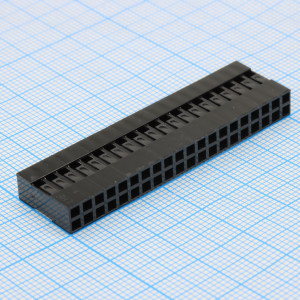 DS1071-2X20FCB, Разъем двухрядный (розетка) 2х20 контактов на кабель