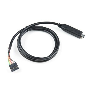 CAB-14909, Принадлежности SparkFun FTDI to USB C Cable - 3.3V