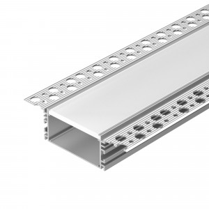 Профиль FANTOM-W49-2000 ANOD 046430, Алюминиевый встраиваемый профиль для светодиодных лент и линеек. Габаритные размеры (LхWхH): 2000х98,6х27.1 мм. Ширина площадки для ленты 45,8 мм. Экраны, заглушки и другие аксессуары приобретаются отдельно. Цена за 1 метр.