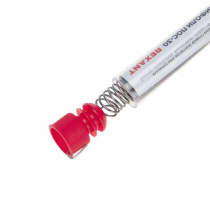 Припой ПОС-30   1.0мм  10гр. колба, Припой проволочный без канифоли REXANT (олово 30%, свинец 70%), колба