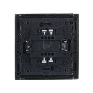 FORTE&PIANO Выключатель 1-клавишный проходной 10А FP503 сталь IEK FP-V12-0-10-1-K46