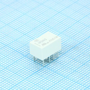 HFD4/3, Сверхминиатюрное сигнальное реле серия HFD4 2A DPDT (две группы на переключение) катушка 3В монтаж в отверстие