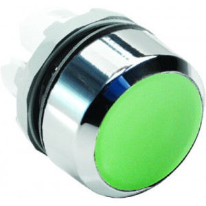 Кнопка MP2-20G зеленая (только корпус) без подсветки с фиксацией (кр.10шт) [1SFA611101R2002]
