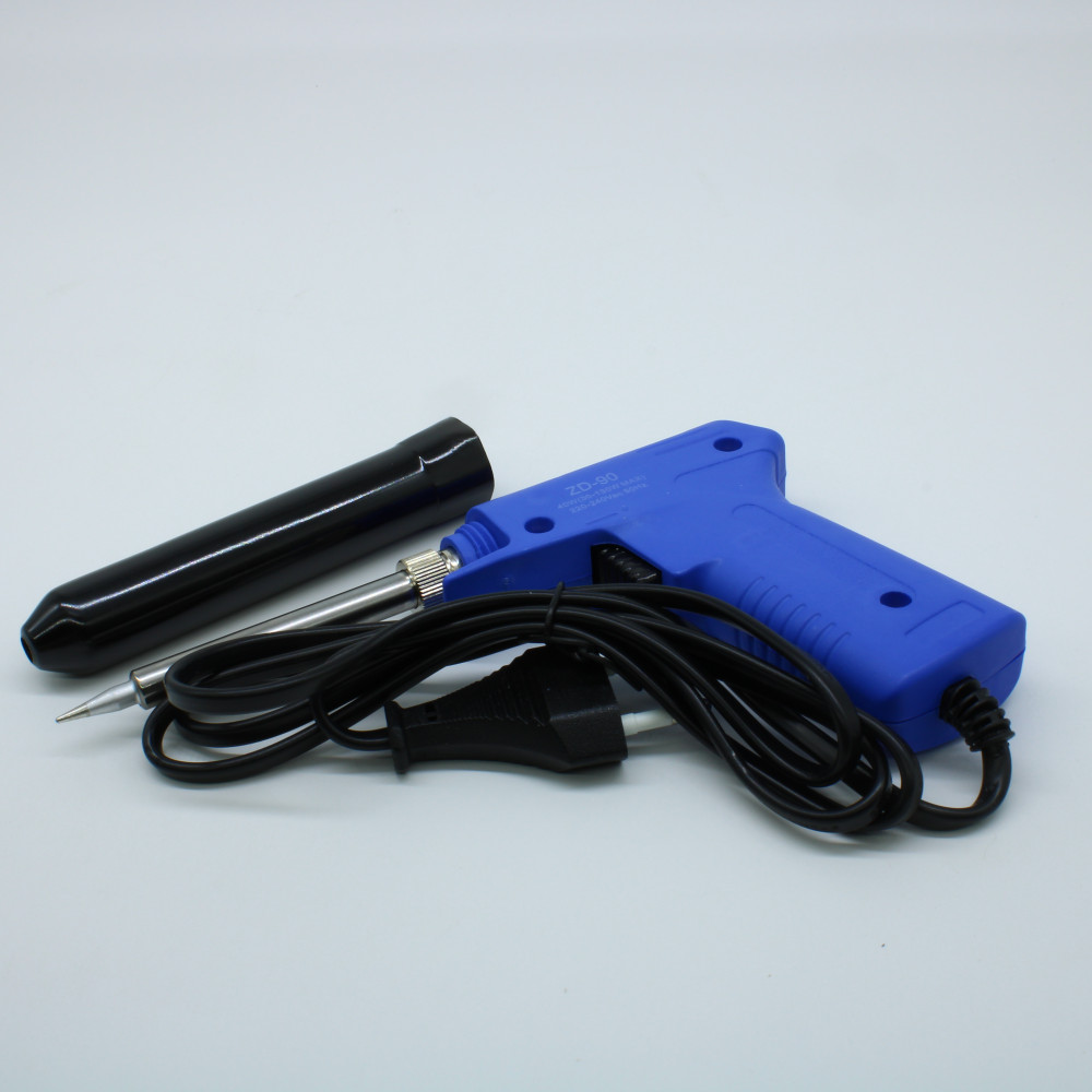 Изображение товара Паяльник-пистолет ZD-90A с двойным режимом мощности 25/130 Вт