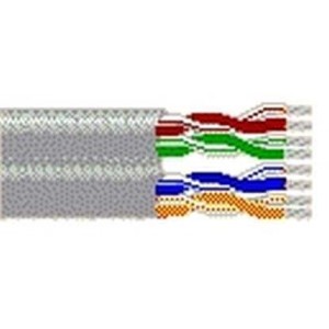 1875GB 006A1000, Multi-Paired Cables 24AWG 4PR UNSHLD 1000ft BOX LT BLUE