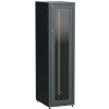 Шкаф сетевой LINEA E 42U 600х800мм стекл. передняя дверь задняя металлическая черн. LE05-42U68-GM