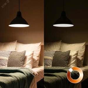 Лампа светодиодная филаментная Smart Home DIM E27 ST64 Golden 7 Вт 1/10/40 1290112