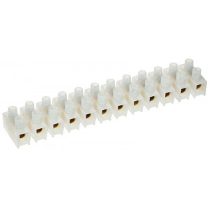 Колодка клеммная ЗВИ-100 10-25кв.мм 12 пар ПВХ полиэтилен UZV3-100-25