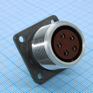 2РТТ20Б5Г40В, Соединитель цилиндрический низкочастотный пылебрызгозащищенный