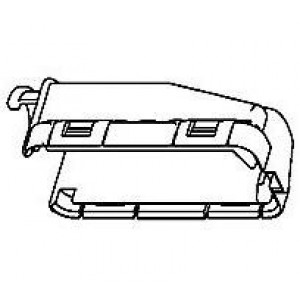 316873-2, Автомобильные разъемы WIRE CVR 25P ABS CONN
