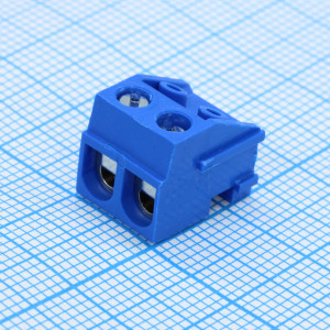 GT332K-5.0-02P-12-00, Винтовой клеммный блок 2 контакта шаг 5.0мм