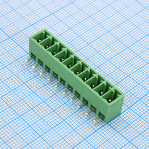 15EGTRC-3.81-10P-14-00, Разъемный клеммный блок на плату, 10 контактов. Серия 15EGTRC-3.81