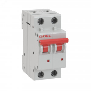 Автоматический выключатель модульный YON MD63 2P 40А C 6kA MD63-2C40-6