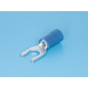 TYLI-2-5, Клемма тип "U" 5,3мм на провод 1,5-2,5мм с защелкой, изолированная, кратно 100шт.