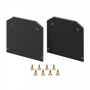 Заглушка MAG-STRETCH-45 035474, Боковая заглушка для профиля-держателя MAG-STRETCH-45. Материал Алюкобонд, цвет черный. В комплекте 2 штуки, 8 шурупов. Цена за комплект.
