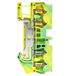Колодка клеммная JXB-ST-2.5 земля пружинная PROxima plc-jxb-st-2.5-pen