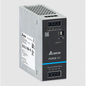 DRF-24V240W3GBA, Источник питания, трехфазный, 24VDC / 10A, 240W; диапазон входных напряжений: 3x320 - 575VAC, габариты (мм): 50х124х125, вес 0,84 кг, монтаж: на DIN рейку