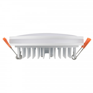 Светодиодная панель LTD-115SOL-15W Warm White 020708, Круглый светильник с контурным свечением. Корпус IP44 белый + вставка поликарбонат PC. Цвет БЕЛЫЙ ТЁПЛЫЙ 3000К, св.поток 1050-1200 лм, угол 120°+180°. Питание 180-240VAC, 15Вт (драйвер 400mA 26-40V в комплекте). Размеры 115х40 мм, установка в отв.105 мм,