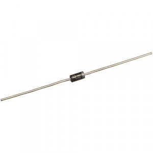 1N4937G, Корпус DO41, Диод одиночный, Uобр.макс. 600 В, Iпрям. (сред.) 1 А, Uпрям. 1.2 В, Особенности Fast Recovery, Iобр. 2.5 мкА, Время восстановления Диодов 150 нс, Емкость перехода 10пФ, Рабочая температура -55 °C...+150 °C, Монтаж на плату, THT