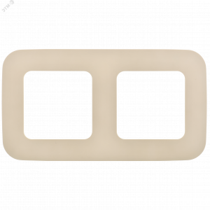 FLITE ARTISTIC Рамка 2-местная РУ-2-А-ФлСл сливочный IEK FI-M22-31-20-K86