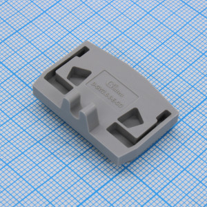 D-GW2.5-2-E-CO-GY, Торцевая крышка, для клемм WS2.5-END..., цвет: серый