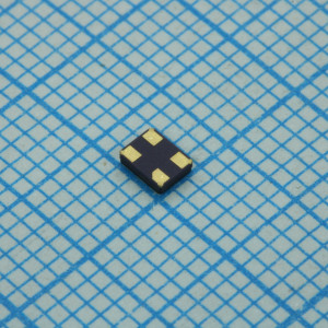 DSX321G 12.8 MHZ, Резонатор кварцевый 12.8МГц, 10PPM при 5°C, 20PPM при -40°С макс +85°C, 80Ом, 12пФ