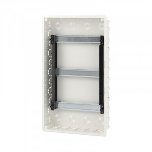 Щиток 36 мод встраиваемый FRAME ЩРв-П-36, белый, с белой дверцей, с 4  шинами PEN (2шт на 8 отв. и 2шт на 10 отв.) F36B1WW DKC F36B1WW