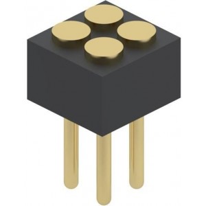 857-10-004-10-051000, Проводные клеммы и зажимы 4P 2R THRU-HOLE .197 HEIGHT TARGET