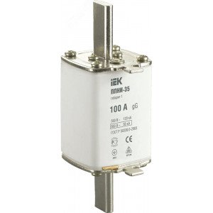 Вставка плавкая ППНИ-35 100А габарит 1 DPP30-100