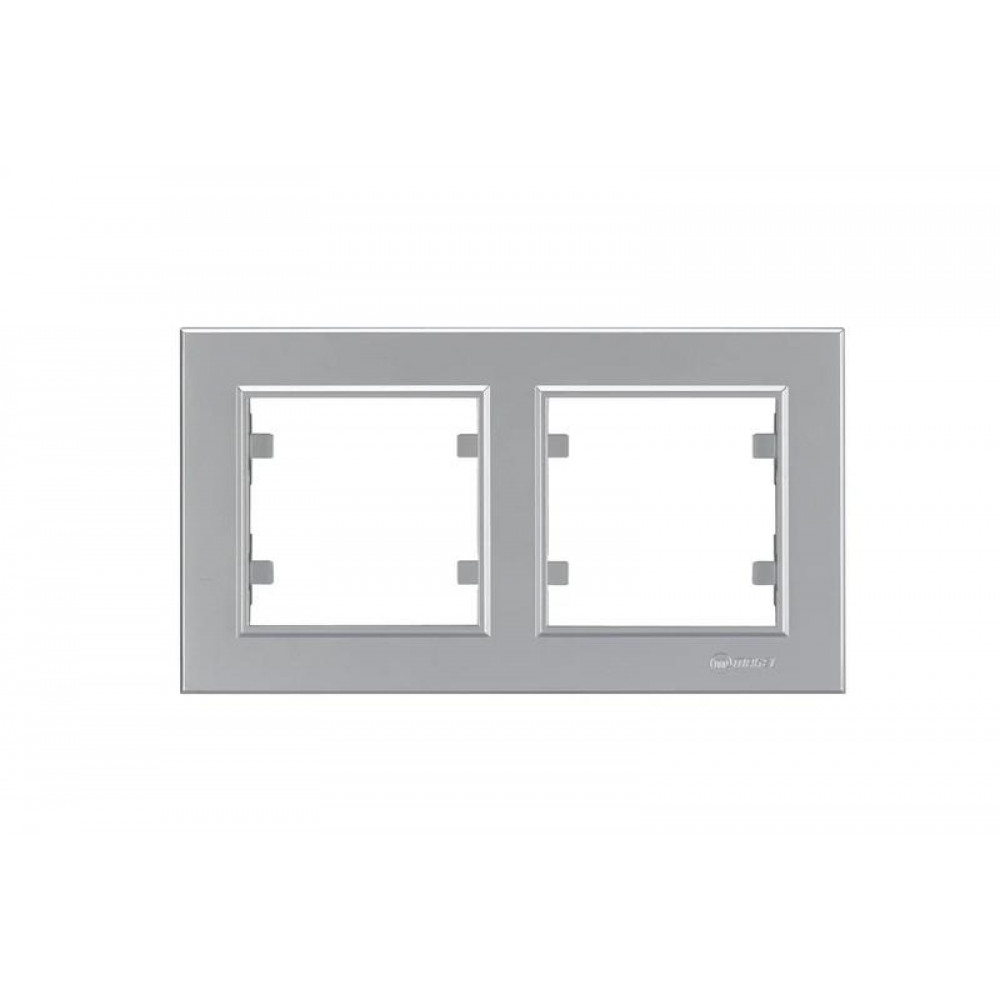 Изображение товара Рамка 2-м Karea горизонтальная серебристая для фотографий и картин