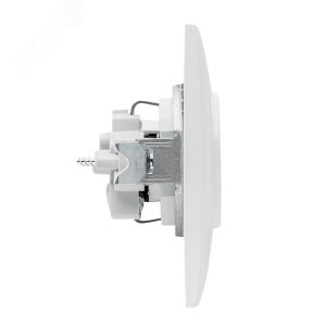 Розетка 1-м СП Валенсия 16А IP20 с заземл. защ. шторки бел. PROxima EWR16-028-10
