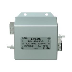 B84142A0020R000, Сетевой фильтр для 1-фазных систем 20A/250V, 0.01 Ом
