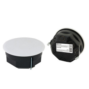 Распаячная коробка СП D103х50мм, крышка, метал. лапки, IP20, инд. штрихкод, SQ1403-0907