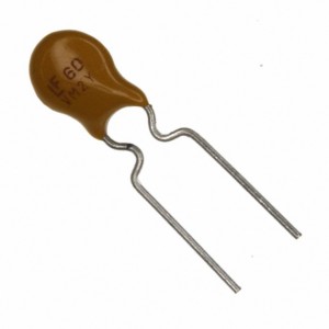 60R017XPR, Самовосстанавливающийся предохранитель PTC 0.17A(hold) 0.34A(trip) 60VDC 40A 0.48W 3s 3.3Ohm Radial 7.4 X 3.1mm Ammo