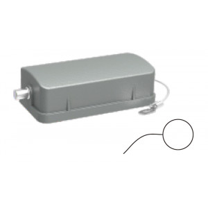 Защитная крышка D10A-MCV-2g/1S, Защитная крышка, типоразмер 10A, без уплотнителя, без защелки (упоры под одну защелку), с удерживающей стропой от утери, материал корпуса: алюминиевый сплав