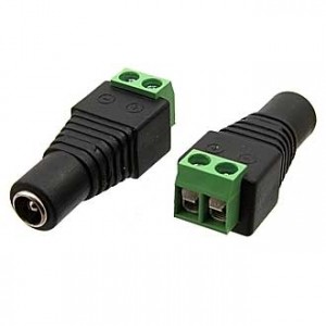 PDC-FS, Разъем питания штырьковый, 2.5/5.5мм с клеммной колодкой