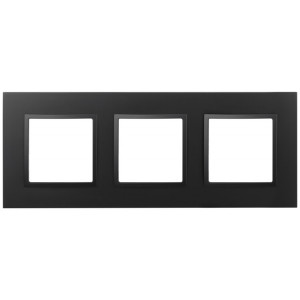 Рамка для розеток и выключателей Elegance 14-5013-05 Classic, на 3 поста, антрацит Б0060585