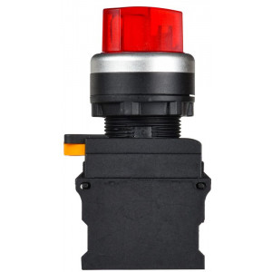 Переключатель с подсв. 2 полож. 1NO+1NC красный MASTER IEK MI-SW60-11XD-3-14-2-K04