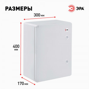 Щит пластиковый ЩМП-П box403017_g 400х300х170мм УХЛ1 IP65 IK10 Б0052364
